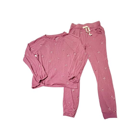 Cat & Jack Floral Lounge Outfit Size 6 - Picture 1 of 9
